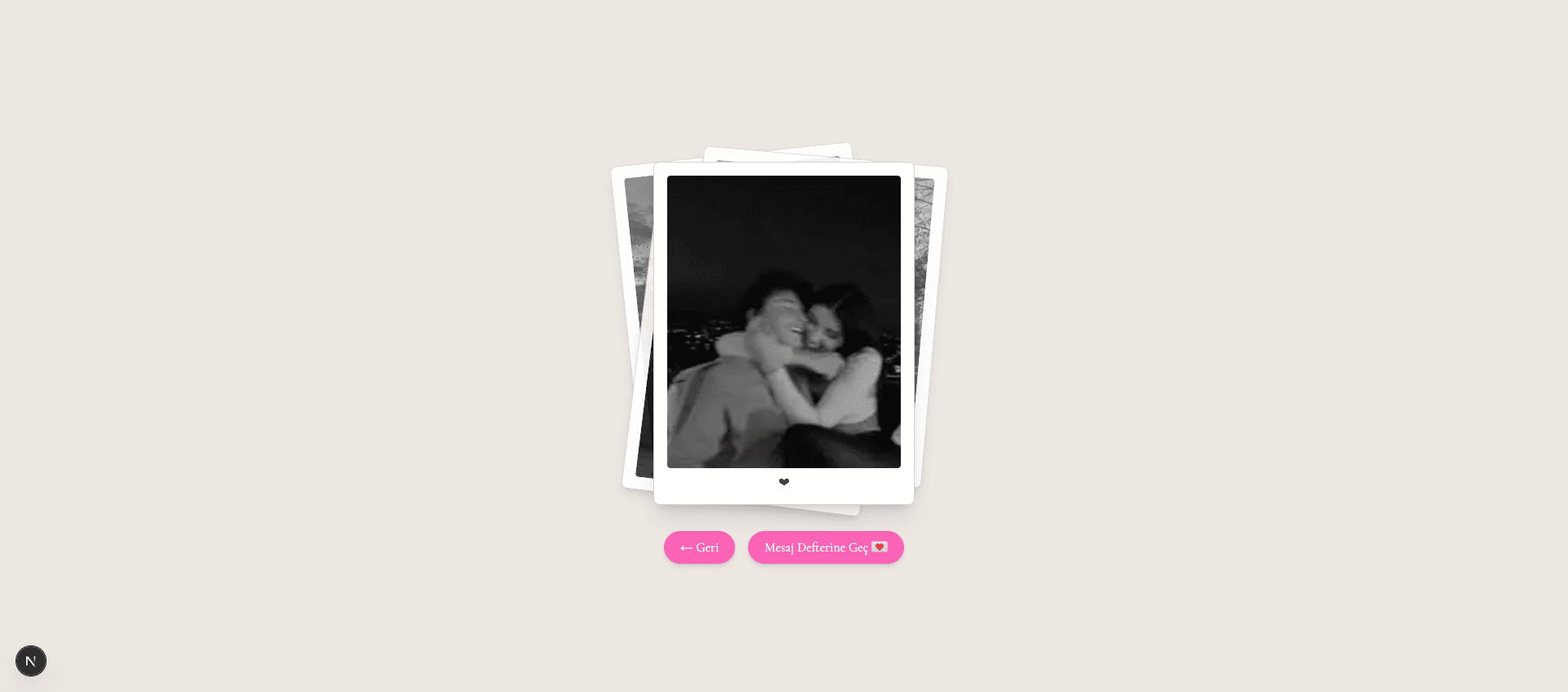 Sevgiliye Özel Kolaj